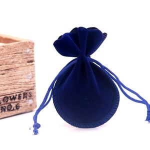 Sac à bijoux en velours de haute qualité avec cordon de serrage pour montres et colliers, vente en gros, logo personnalisé imprimé, pochette de rangement pour bijoux - Product Image 6