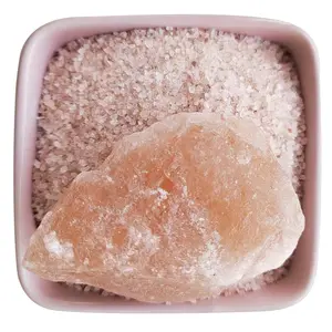 Sal rosa del Himalaya, grano de sal rosa, Piedra del Himalaya