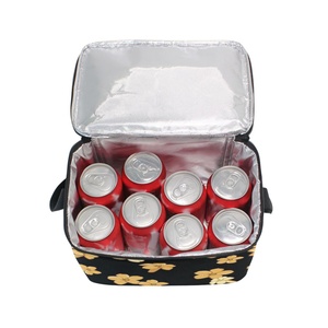 Sacs isothermes personnalisés à imprimé floral hawaïen Naupaka, légers, grande capacité, écologiques, pour pique-nique - Product Image 6