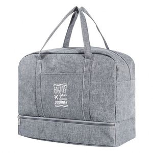 Sac de voyage week-end personnalisable pas cher avec compartiment à chaussures et séparation sec/humide - Product Image 3