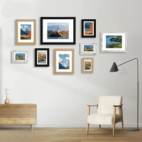 Décoration Murale Religieuse Jésus pour Bureau et Maison, Affiche Photo Encadrée en Bois, Tableaux pour Maman Papa, Décoration Murale Jésus pour Maison et Bureau