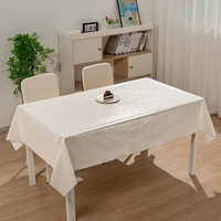 Nappe rectangulaire enroulable RNPT, couleur unie, faite à la main, effet nacré irisé, 140*200CM, pour restaurant