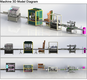 Đầy đủ tự động đóng hộp dán Máy chiết rót cà chua dán nhôm lon Máy chiết rót Ketchup dán có thể đóng gói máy - Product Image 2