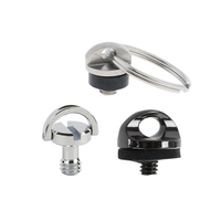 Rvs Zwart Verborgen Camera Montage Inch Size Socket Camera Statief Mount 1 4 Quick Release D Ring Schroef