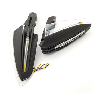 Motorcycles Auxiliary <b>Lights</b> Motorcycle <b>LED</b> Windshield Handguards Dual Color Yellow/<b>Blue</b> <b>Light</b> Windshield Handguard Cover - Product Image 3