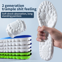 Semelles intérieures NaFOING lavables et confortables unisexe pour la course, la randonnée et le sport, en mousse à mémoire de forme PU, avec soutien de la voûte plantaire, respirantes et soulageant la pression