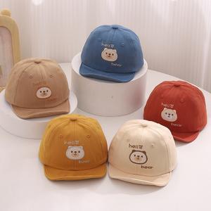 Verano lindo oso malla transpirable sombrilla gorra de béisbol sombrero para el sol <span class=keywords><strong>protector</strong></span> <span class=keywords><strong>solar</strong></span> para bebés de <span class=keywords><strong>6</strong></span> a 24 <span class=keywords><strong>meses</strong></span> - Product Image 1