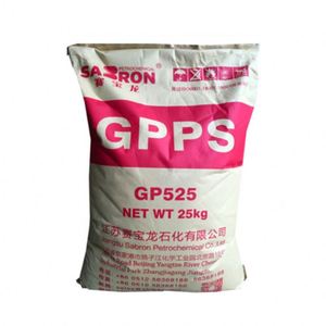 SABRON GPPS Granule GP525 Polystyrène à haut débit Matières premières en plastique Injection Grade GPPS Vierge GPPS Granules - Product Image 1