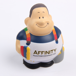 Man Paint Worker Doctor Shaped PU Stress <b>Ball</b> Character PU Anti Foam Stress Reliever <b>Ball</b> <b>Squeeze</b> Toys Promotional Gift - Product Image 3