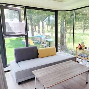 Cápsula espacial de lujo Habitación de cápsula de hotel Casa <span class=keywords><strong>modular</strong></span> prefabricada Casas prefabricadas Contenedor de envío Casas Cápsula espacial - Product Image 5
