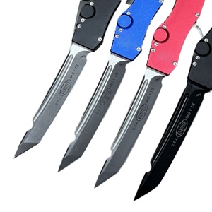 MICRO TECH 150-10 HALO-V, Navaja de Bolsillo EDC de Acero Inoxidable de Alta Calidad para Uso Industrial, Mango de Aluminio Personalizable OEM - Product Image 1