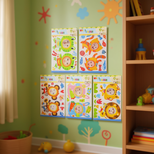 Autocollants décoratifs muraux en filet pour jouets, 37x30 cm, pour la décoration de la chambre des enfants - Product Image 3