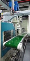 Convoyeur à bande Xiangwei XWC-B 3m 4m en PVC monocouche avec alliage d'aluminium, antibactérien, vitesse réglable 20m/min, 220V 60W, garantie 1 an