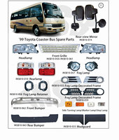 Accessoires de poignée de porte côté conducteur pour bus Toyota Coaster, pièces détachées INSB17-096