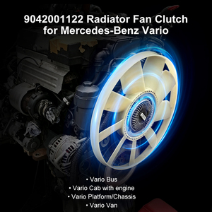 <span class=keywords><strong>Frizione</strong></span> Ventola Radiatore in Silicone per Camion 9042000322 9042001122, Giunto Ventola per Ricambi Sistema di Raffreddamento Mercedes-Benz per Veicoli Pesanti - Product Image 3