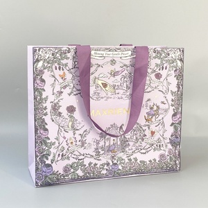 Wholesales Elegant <b>Paper</b> Kraft Bags Durable Custom Printed Logo Shopping Clothing Shoe <b>Paper</b> Gift Bags With Handles - Product Image 2