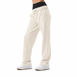 Pantalones Deportivos Holgados para Mujer, Pantalones Casuales para Correr, Cintura Alta con Cordón, Pantalones Cómodos para Uso Diario - Product Image 3