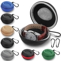 Étui de rangement rigide pour montres EVA, élégant, anti-poussière, avec doublure douce et compartiments, fabrication usine