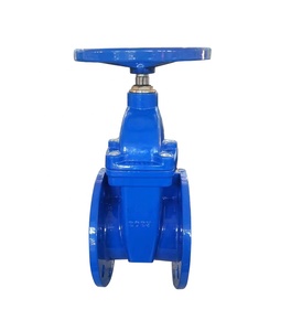 โรงงานผลิตวาล์วประตูเหล็กหล่อเหนียวชนิด F4 DIN3352 DN200 PN25 แบบก้านไม่ยกขึ้น  เคลือบอีพ็อกซี่แบบเชื่อมติด  จัดส่งฟรี - Product Image 2