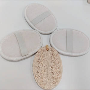 ฟองน้ำใยไหมเมล่อนธรรมชาติขัดตัวเพื่อปกป้องสิ่งแวดล้อมแผ่นบีบอัดแปรงธรรมชาติ - Product Image 3