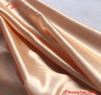 Toptancı ucuz fazla 50 renk stok altında $1/y 100% Polyester saten kumaş rulo