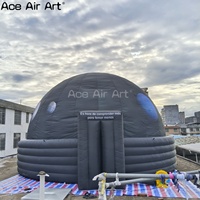 Dôme de planétarium gonflable durable Tente géante personnalisée Dôme de projection gonflable pour les spectacles d'astronomie Éducation et événements en plein air