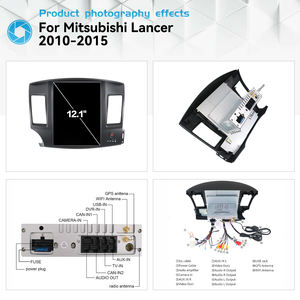 ZWNAV 12.1 인치 Carplay 미쓰비시 랜서 2010-2015 자동차 GPS 네비게이션 멀티미디어 비디오 플레이어 터치 스크린 자동차 스테레오 - Product Image 3