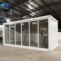 Vente directe d'usine Maison modulaire en conteneur professionnelle Vente chaude Préfabriquée portable résistante au vent