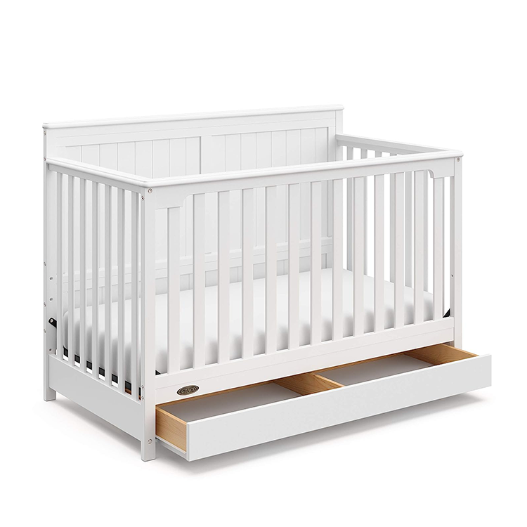 Hot Sale Wooden Toddler Bed Crib