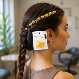 Anneaux pour tresses 12x15mm Doré 15 pièces - Product Image 2