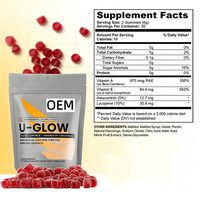 Gummies Antioxydantes Revitalisantes pour la Peau OEM OBM pour Adultes avec Vitamine E et Bêta-carotène – 60 Comprimés