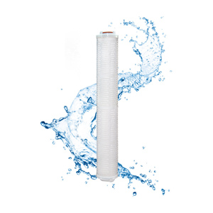 Elemento filtrante plisado de papel de alto flujo de 0.2 micras para sistema de filtro de agua por ósmosis inversa - Product Image 1