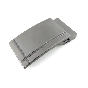 Hebilla de Cinturón para Hombre con Placa Lisa de Acero Inoxidable, Hecha de Metal, con Logotipo Personalizado - Product Image 2