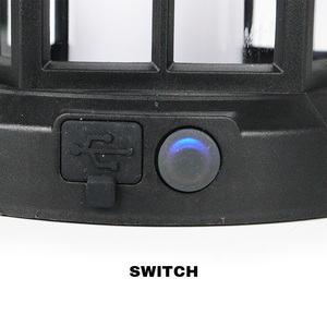 Năng lượng mặt trời ngoài trời di động <span class=keywords><strong>LED</strong></span> Lều đèn USB Pilot Đèn Cắm Trại ánh sáng năng lượng mặt trời có thể sạc lại cổ điển cắm trại đèn lồng với móc - Product Image 4