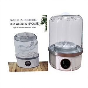 Mini lave-linge électrique portable à chargement par le haut, utilisation à domicile, en dortoir, alimentation USB, plastique ABS, lave-linge automatique de voyage - Product Image 4