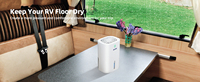 Nouvel Arrivage Déshumidificateur d'Air Intelligent Ultra-Silencieux avec Écran Tactile LCD et Affichage LED pour l'Humidité de l'Air dans la Chambre, le Bureau, la Garde-Robe et la Maison