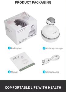 卸売電気スカルプマッサージ器コードレススマートポータブルワイヤレス電気ミニ指圧脳スパスカルプヘッドマッサージャー - Product Image 6