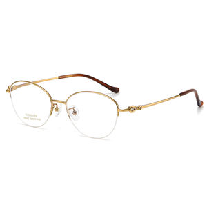 Montura óptica de titanio puro S6002, gafas de buena calidad para <span class=keywords><strong>mujer</strong></span> y <span class=keywords><strong>mujer</strong></span>, monturas de gafas - Product Image 4