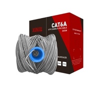 Kabel UTP CAT6 Commscope 4-Pair FTP Kabel LAN CAT 6 Selubung PVC 23AWG Panjang 100m Bersertifikasi U-L