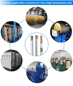500 degree Celsius Mica Fire Resistant and High Temperature Resistant Fiberglass Braided Mica Wire Electric Heater MGT <strong>Cable</strong> - Product Image 6
