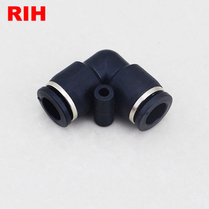 ข้อต่อท่อพลาสติก2ทาง rpv L แบบ<span class=keywords><strong>90</strong></span>องศาข้อต่อท่อ8มม. แบบกดพอดีตัวนิวเมติก - Product Image 2
