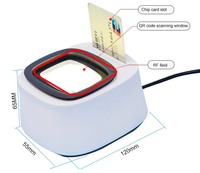 Lecteur de codes-barres de bureau JINGXIN avec paiement par carte bancaire mobile RS232 USB NFC