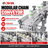 Dibuat di Cina Transfer Produk yang Lancar Desain Modular Industri Bantalan Konveyor Rantai Bundar Fleksibel