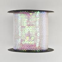 Dentelle à sequins connectés PET 5-6mm résistante à la chaleur pour loisirs créatifs