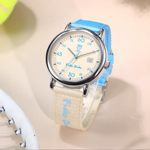 Montres à quartz personnalisées style vintage campus américain, tendance, 35 mm, étanches, avec bracelets en toile et motifs de dessins animés pour étudiants - Product Image 4