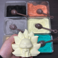 Poudre de coulée de résine écologique pour les amateurs de bricolage Facile à fabriquer et à démouler Artisanat caractéristique Poudre de gypse de couleur durable