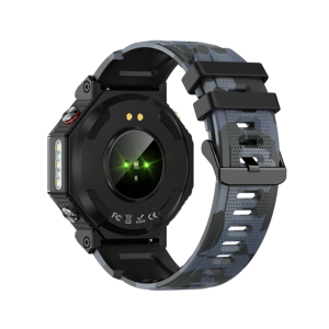 Montre connectée GPS GPT KC91 pour hommes et femmes, écran HD 1,31 pouces, appels Bluetooth, <span class=keywords><strong>lampe</strong></span> <span class=keywords><strong>torche</strong></span>, étanche 3ATM, boussole, multisports - Product Image 6