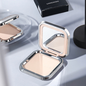 Polvo Compacto Fijador a Prueba de Agua, de Larga Duración, Control de Grasa, Acabado Mate para el Rostro, con Espejo y Esponja - Product Image 6