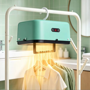 Mini Secadora Eléctrica de <span class=keywords><strong>Ropa</strong></span> con Bolsa, Plegable, para Colgar en la Pared, Secadora de <span class=keywords><strong>Ropa</strong></span> para Bebés, Tendedero de <span class=keywords><strong>Ropa</strong></span> - Product Image 1