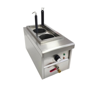 Cuocipasta Elettrico Commerciale a <span class=keywords><strong>2</strong></span> Cestelli in Acciaio Inox, Attrezzatura da Cucina per Casa, Ristorante e Venditori Ambulanti - Product Image 5